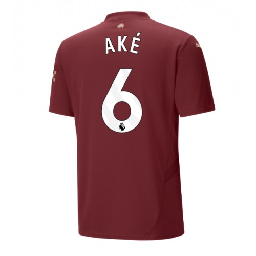 Fotbalové Dres Manchester City Nathan Ake #6 Alternativní 2024-25 Krátký Rukáv